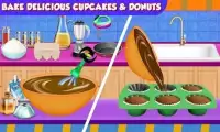 Bakery memasak & simulator kasir: donat cupcake Screen Shot 0