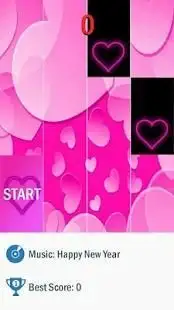 Heart Love Piano Games Screen Shot 0