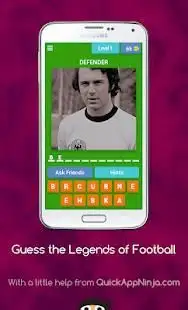 Guess the Legends of Football Screen Shot 13