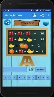 Math Puzzles Screen Shot 2