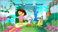 Jigsaw Puzzle Dora Girls Kids Screen Shot 0