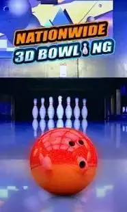 Nationwide 3D Bowling Screen Shot 1