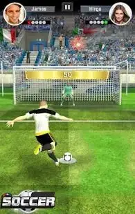 Real Soccer Hero Battle Screen Shot 1