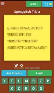 SpongeBob Trivia Free Quiz Screen Shot 12