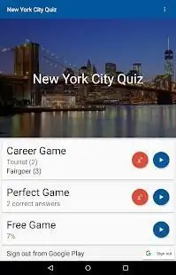 New York City Quiz Screen Shot 7