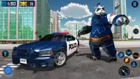 Police Panda Robot Shooting- Transform Robot Games Screen Shot 4