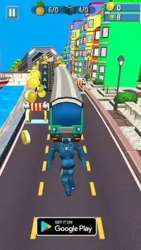 Super IronBoy Hero Run Screen Shot 2