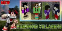 Mod Humanoid Villagers for PE + Map Screen Shot 1