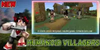 Mod Humanoid Villagers for PE + Map Screen Shot 0