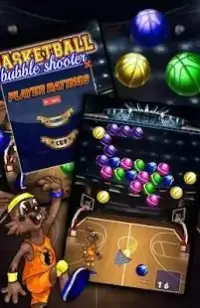 Basketball Bubble Shooter Screen Shot 1