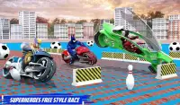 Panther Superhero Bike Racing: Moto Extreme Stunts Screen Shot 3