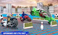 Panther Superhero Bike Racing: Moto Extreme Stunts Screen Shot 11