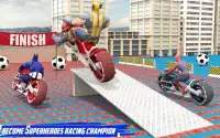 Panther Superhero Bike Racing: Moto Extreme Stunts Screen Shot 6