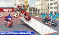Panther Superhero Bike Racing: Moto Extreme Stunts Screen Shot 10