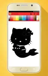 Coloring Book for kitty Screen Shot 2
