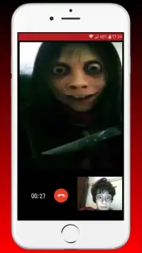 Creepy Momo Fake Call And Video Call Joke Screen Shot 1