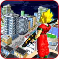 Guko Saiyan Battle: City Hero Fighting Games