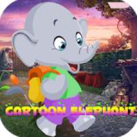 Best Escape Games -17 Cartoon Elephant Rescue Game
