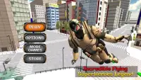 Incredible Flying Super Heroes Legend: City Rescue Screen Shot 4