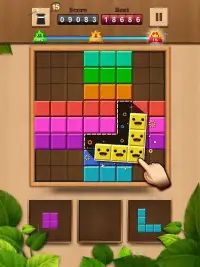 Wood Color Block: Puzzle Game Screen Shot 1