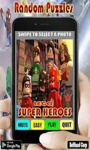 Random Lego SUPER HEROES Puzzles Screen Shot 3