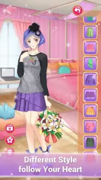 Dress Up - Anime Fashion Screen Shot 2