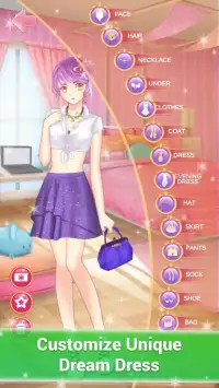 Dress Up - Anime Fashion Screen Shot 3
