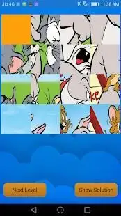 Puzzle Game with Tom and Jerry Screen Shot 1
