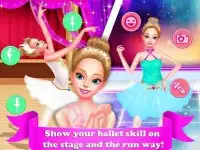 Pretty Ballerina New Fashion Girl Star ❤Free Games Screen Shot 0