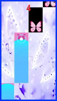Piano Tiles : Pink Butterfly Piano Tiles Screen Shot 1