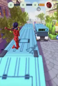 Subway lady 2 hero: jump run noir dash jogos Screen Shot 2