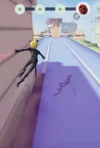 Subway lady 2 hero: jump run noir dash jogos Screen Shot 1
