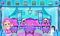 ice princess dream doll house: desain interior Screen Shot 14
