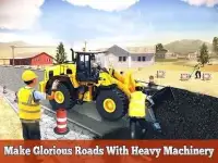 Real Road Construction Simulator - Excavator Games Screen Shot 1