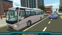 Highway Coach Bus Driving : City Bus Driver 2018* Screen Shot 0