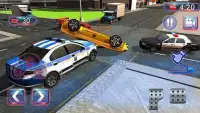 Police car simulator drift Driving 2018 Screen Shot 0