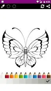 Butterfly Coloring Screen Shot 1