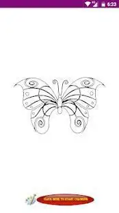 Butterfly Coloring Screen Shot 5
