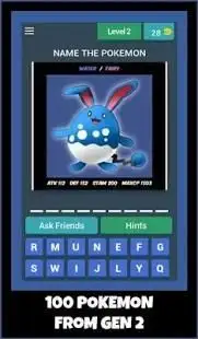 Pokemon Go - Guess The Names - Gen 2 Screen Shot 26