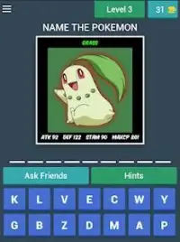 Pokemon Go - Guess The Names - Gen 2 Screen Shot 3