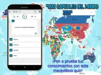 Quiz Capitales del mundo 2020 Screen Shot 3
