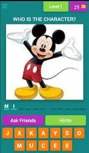 Disney Characters Quiz Screen Shot 6