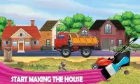 Pink Mega House Construction: Home Builder Screen Shot 0