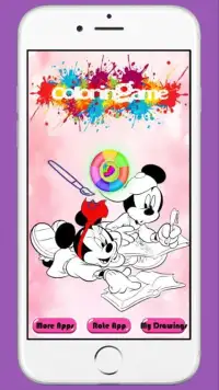 Mickey and Minnie Mouse Coloring Game For Children Screen Shot 3