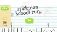 Stickman Run School Screen Shot 1