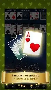 Solitaire Klasik dan Permainan Kartu Remi Offline Screen Shot 2