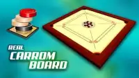 Real Carrom Pro 3D Deluxe : Free Carrom Board Game Screen Shot 2