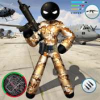 US Army Stickman Rope Hero War Counter OffRoad 2