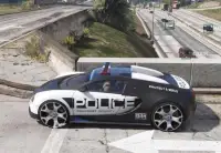 Real Desert Police Car Simulator 2019 3D Screen Shot 1