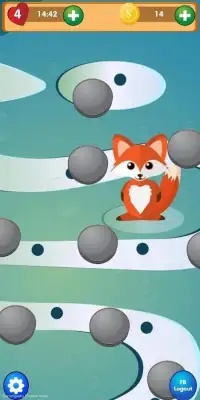 Fox Rescue - Bubble Shooter Game Screen Shot 0